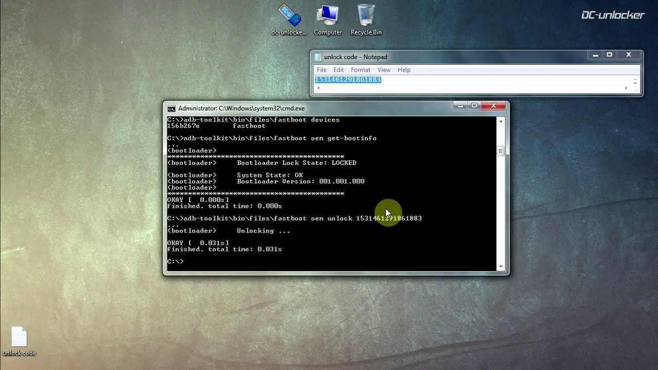 Huawei bootloader unlock tutorial by DC-Unlocker