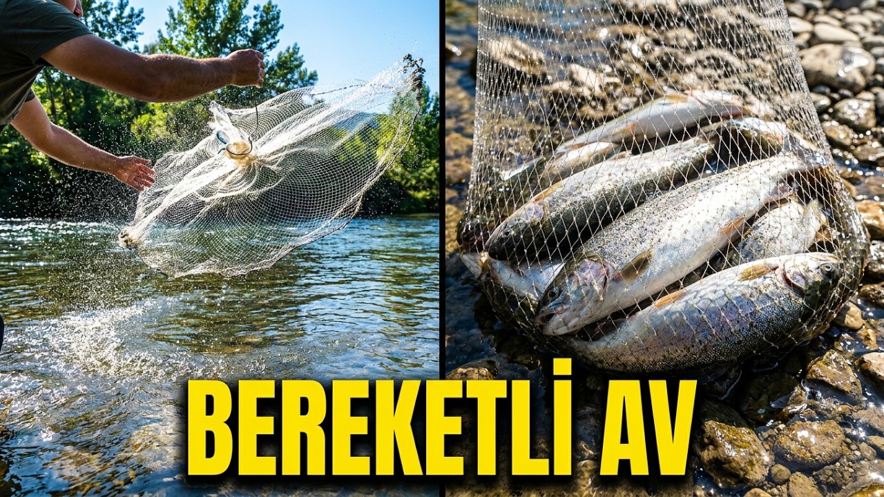 Derede Serpme İle Balık Avı (iyi balık tuttuk)