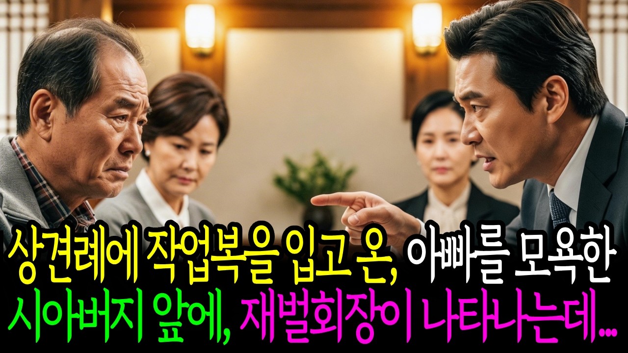상견례에서 무시 당한 아버지