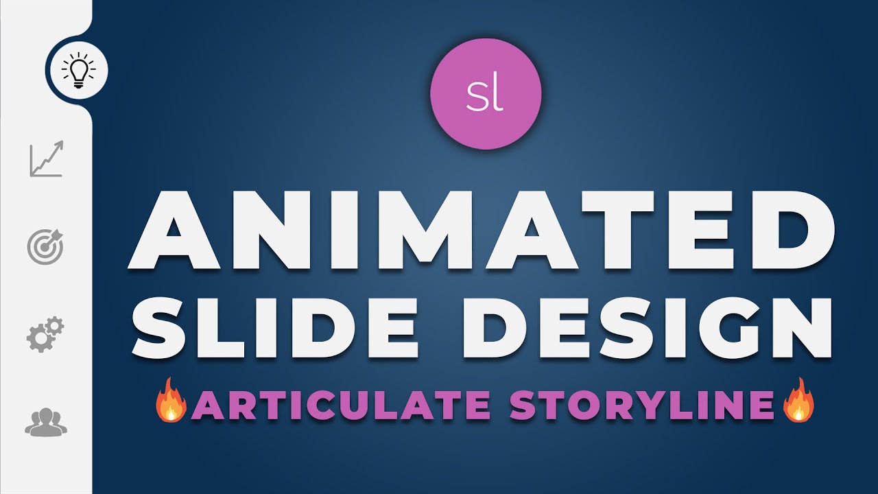 Amazing Animated Articulate Storyline Slide Design Tutorial 🔥Step by Step🔥