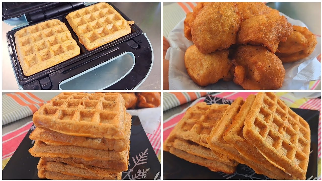 Black Eye Beans Waffle | No Flour  | No sugar | No Milk| No Eggs|  3 ingredients Only👌