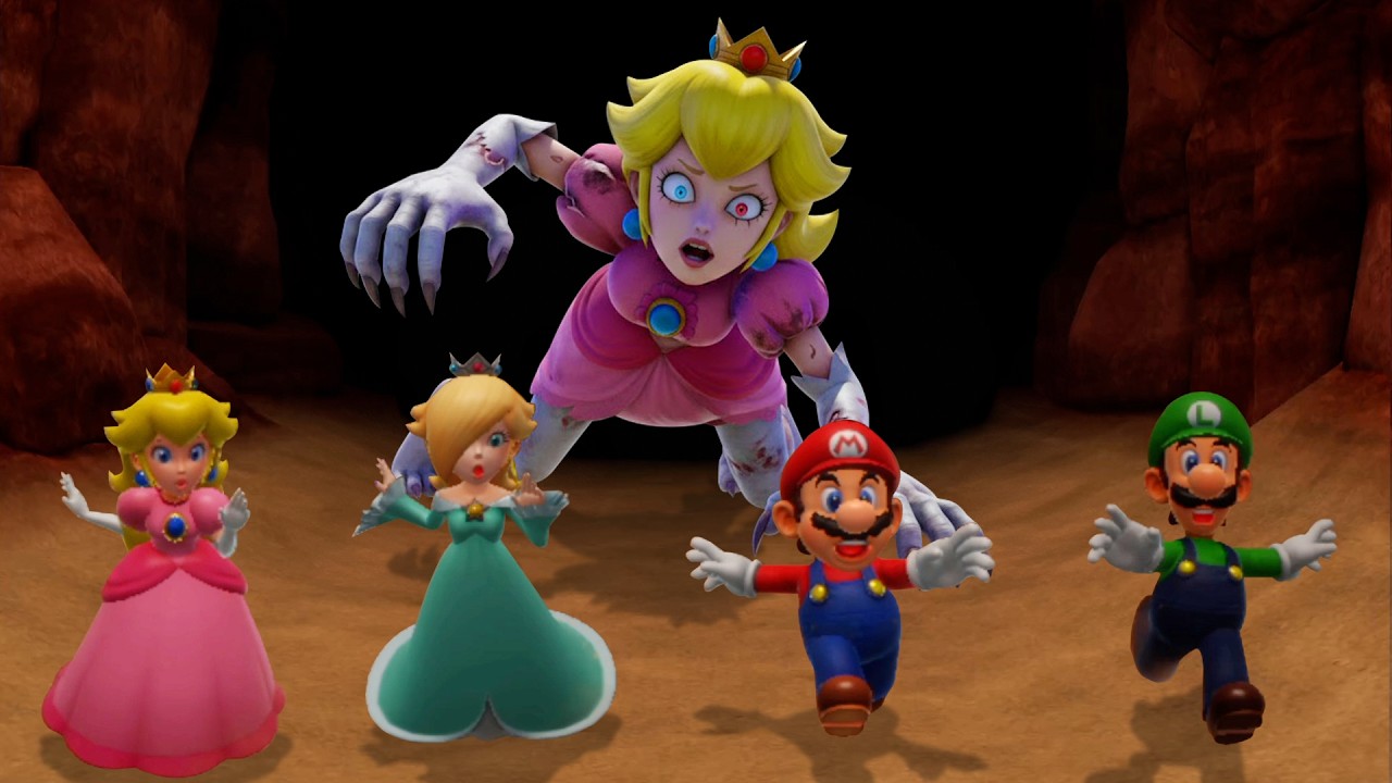 【マリオパーティ ジャンボリー】すべての4人対戦ミニゲーム ピーチ VS ロゼッタ VS マリオ VS ルイージ 4K UHD (2160P)