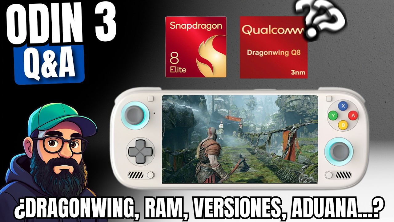 ODIN 3 🙌 Preguntas y Respuestas: Dragonwing, RAM, Aduana y más