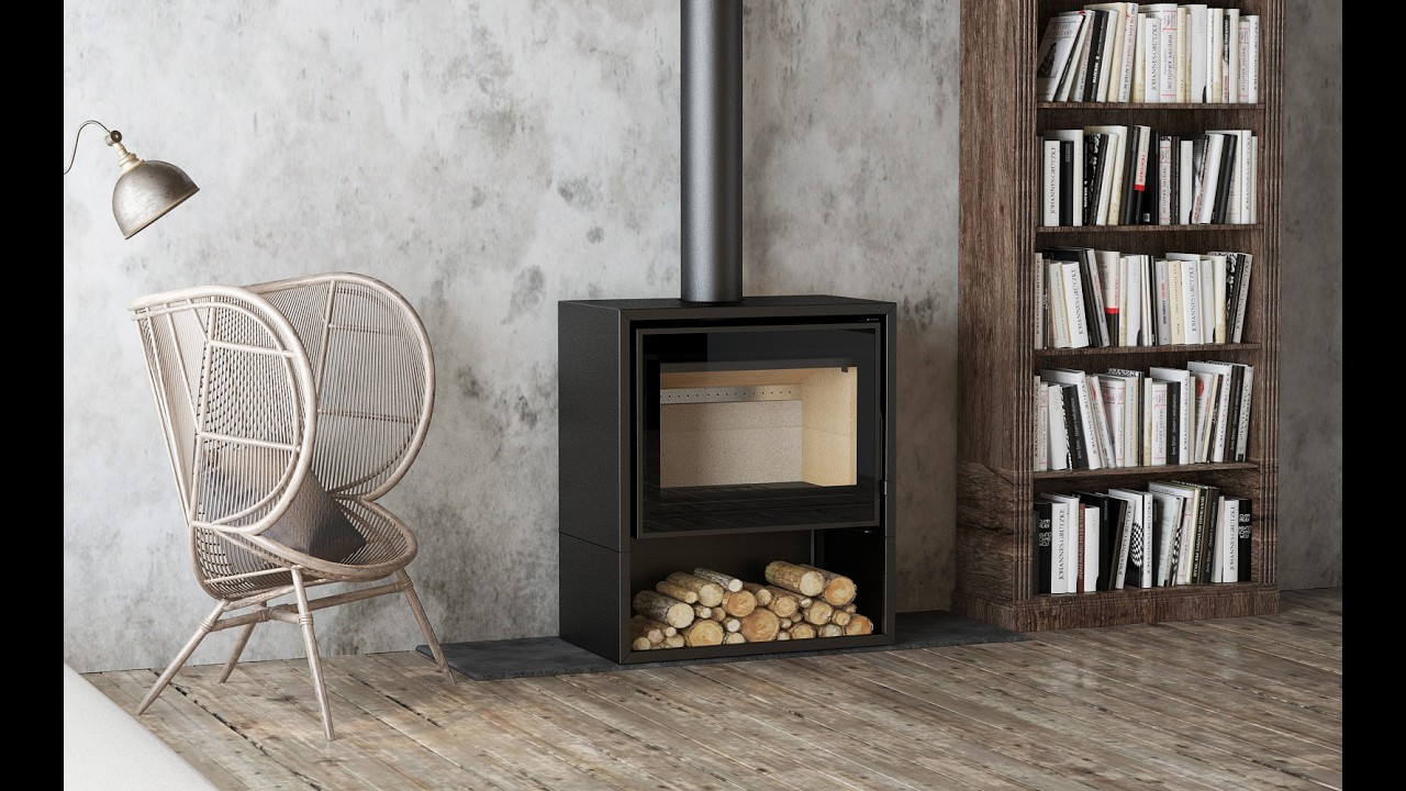 Freestanding Wood Stove-R1202A