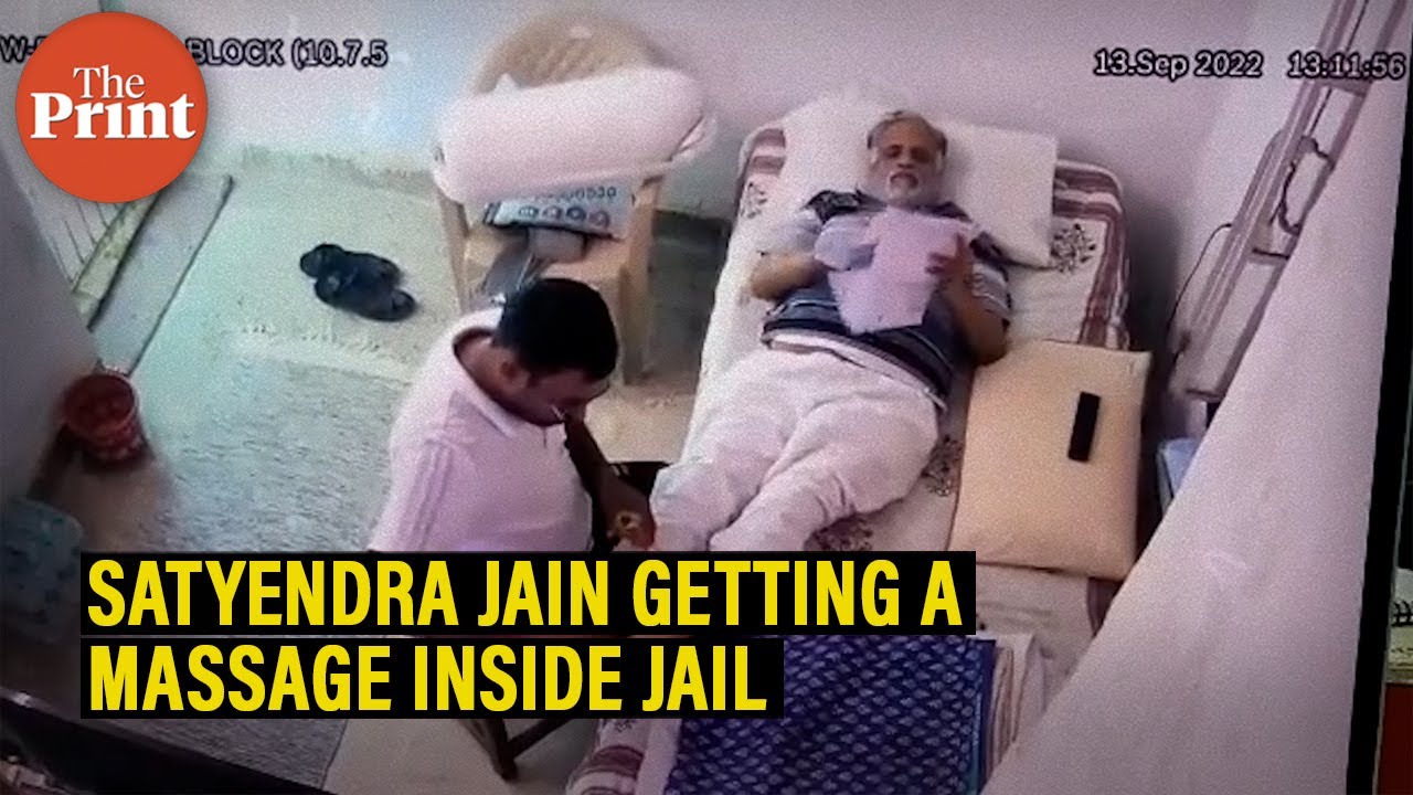 BJP leader Kapil Mishra posts a video of AAP leader Satyendra Jain getting a massage inside Tihar
