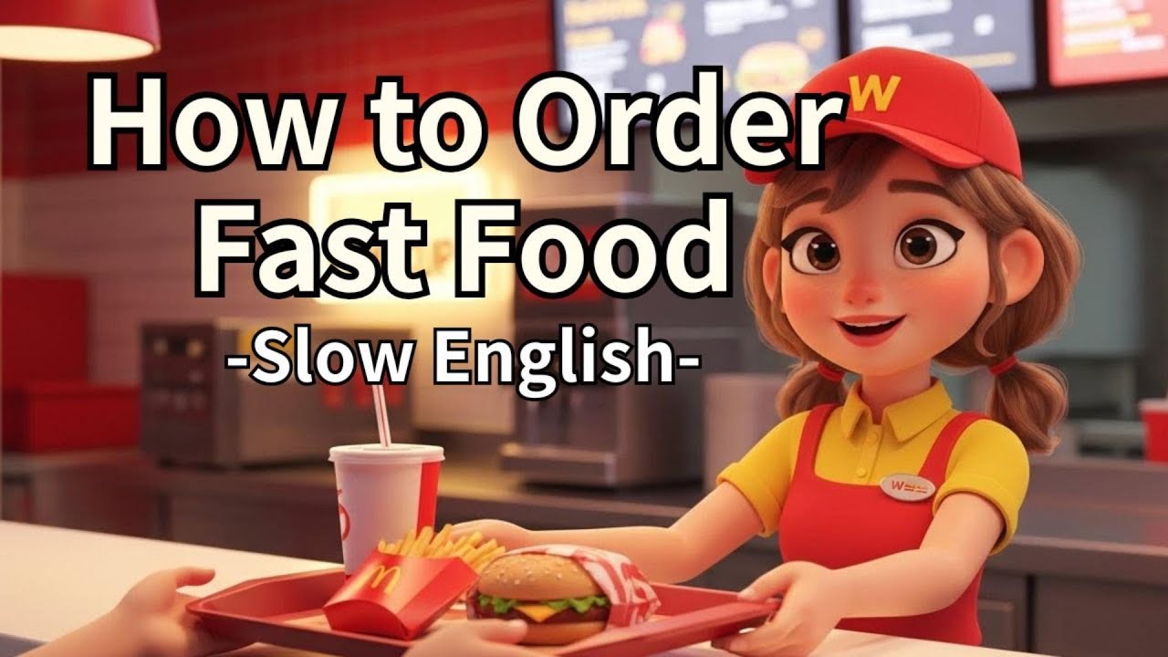 How to Order Fast Food in English — Slow and Easy for Beginners