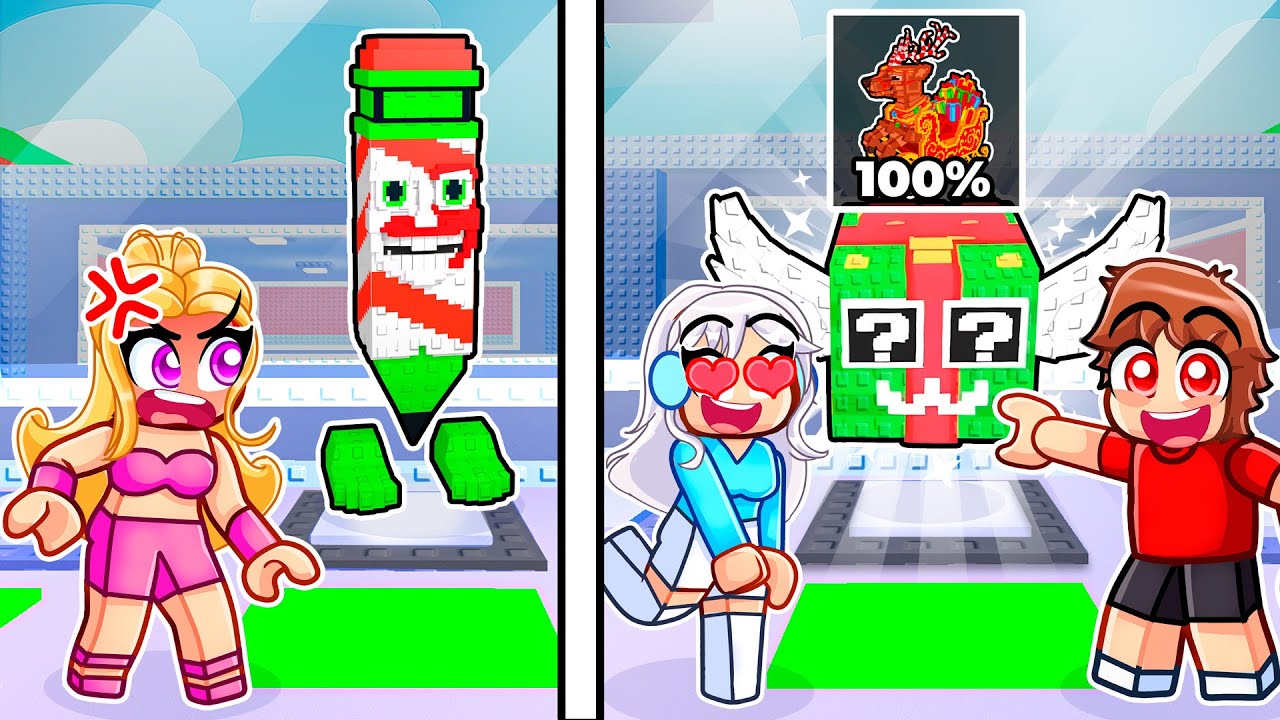 Festive Lucky Block Race But I Rigged It To Troll MY CRAZY FAN GIRLS...