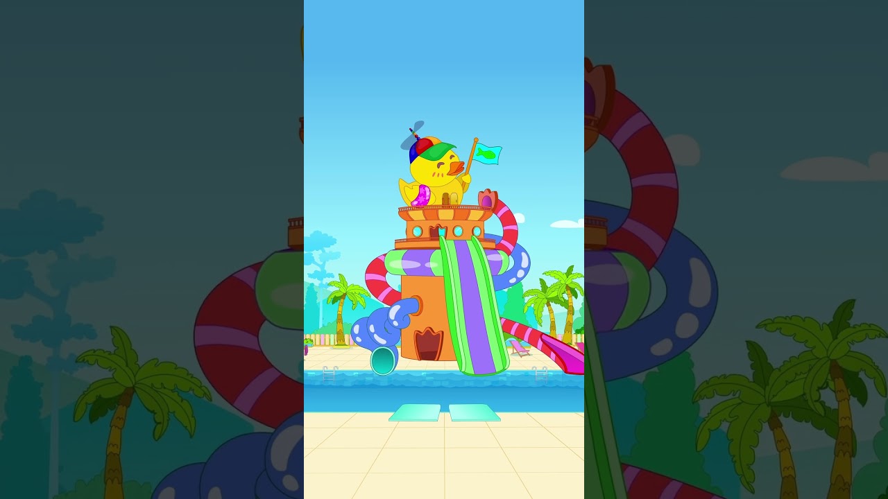 Cartoon For Toddlers: What A Delight To Take A Dip In The Cool Pool! ☀️💦| 