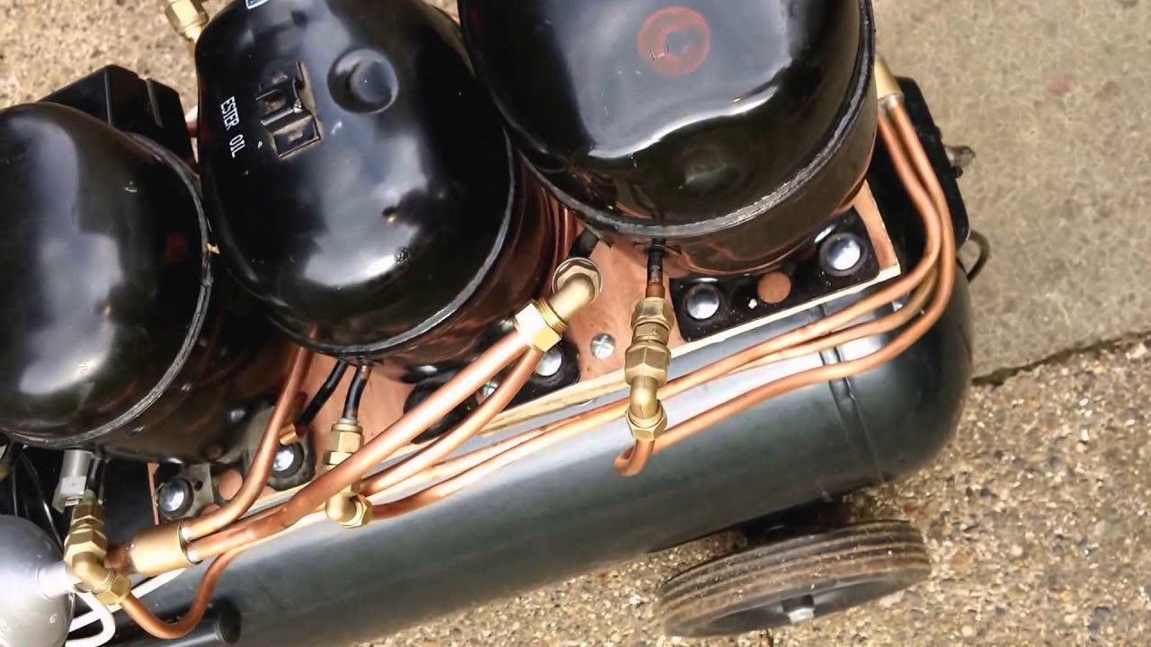 The fridge air compressor.