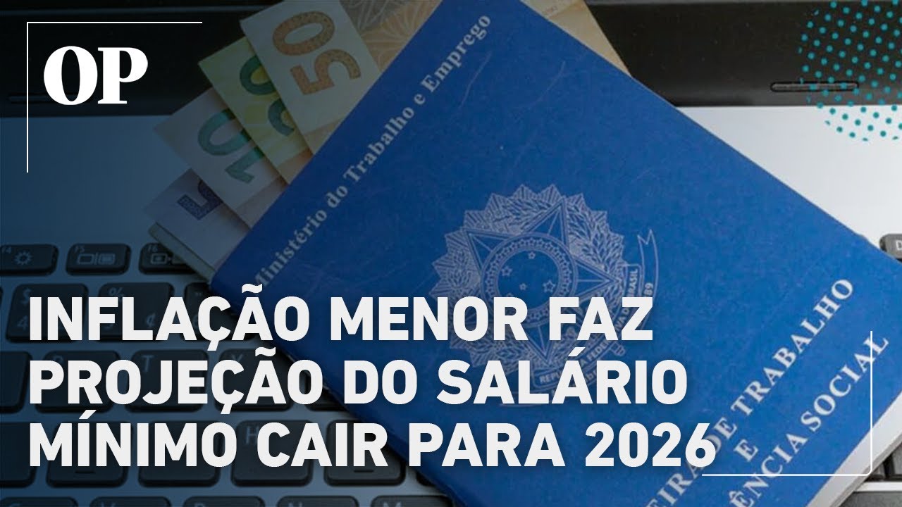 Governo reduz proje&ccedil;&atilde;o do sal&aacute;rio m&iacute;nimo de 2026 para R$ 1.627