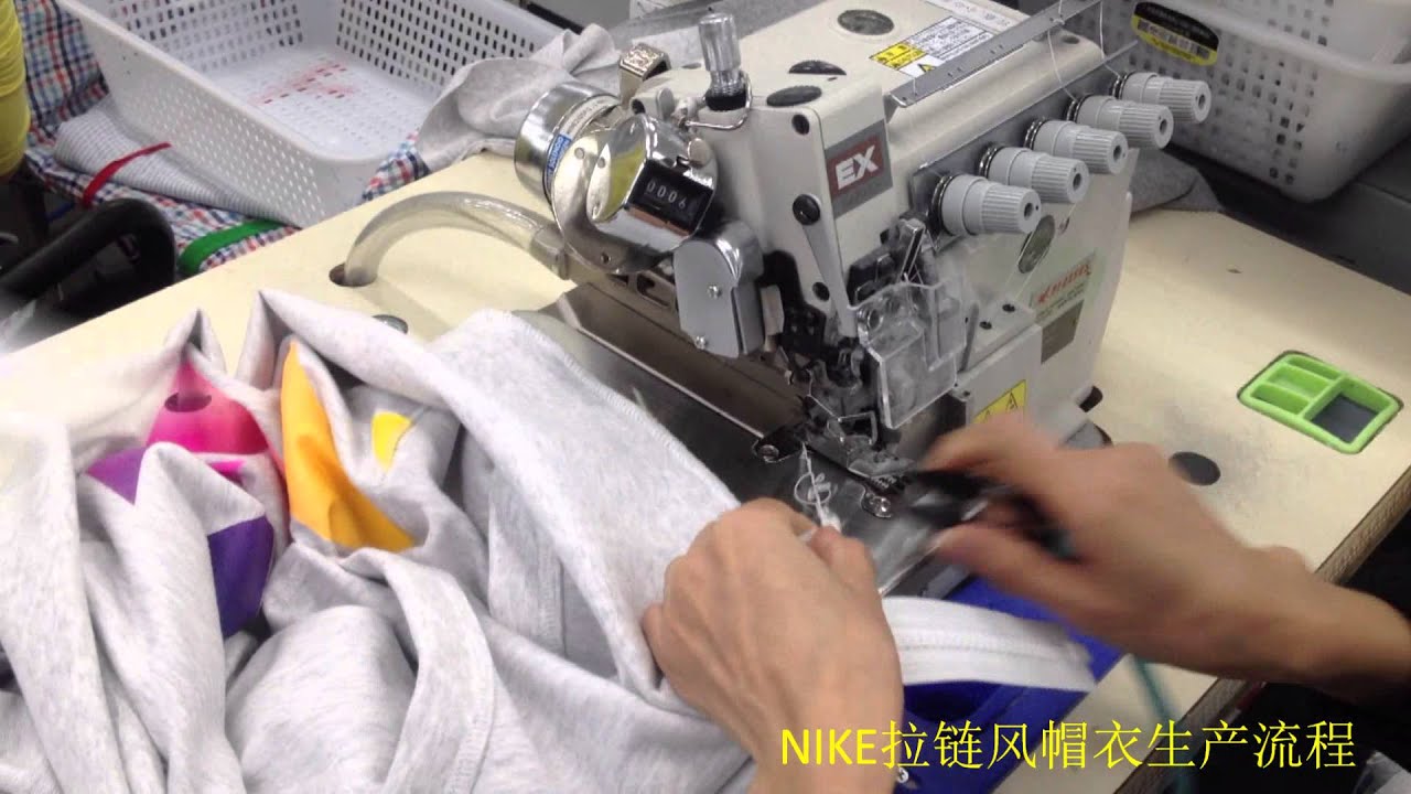 Zipper Hoodie production technology