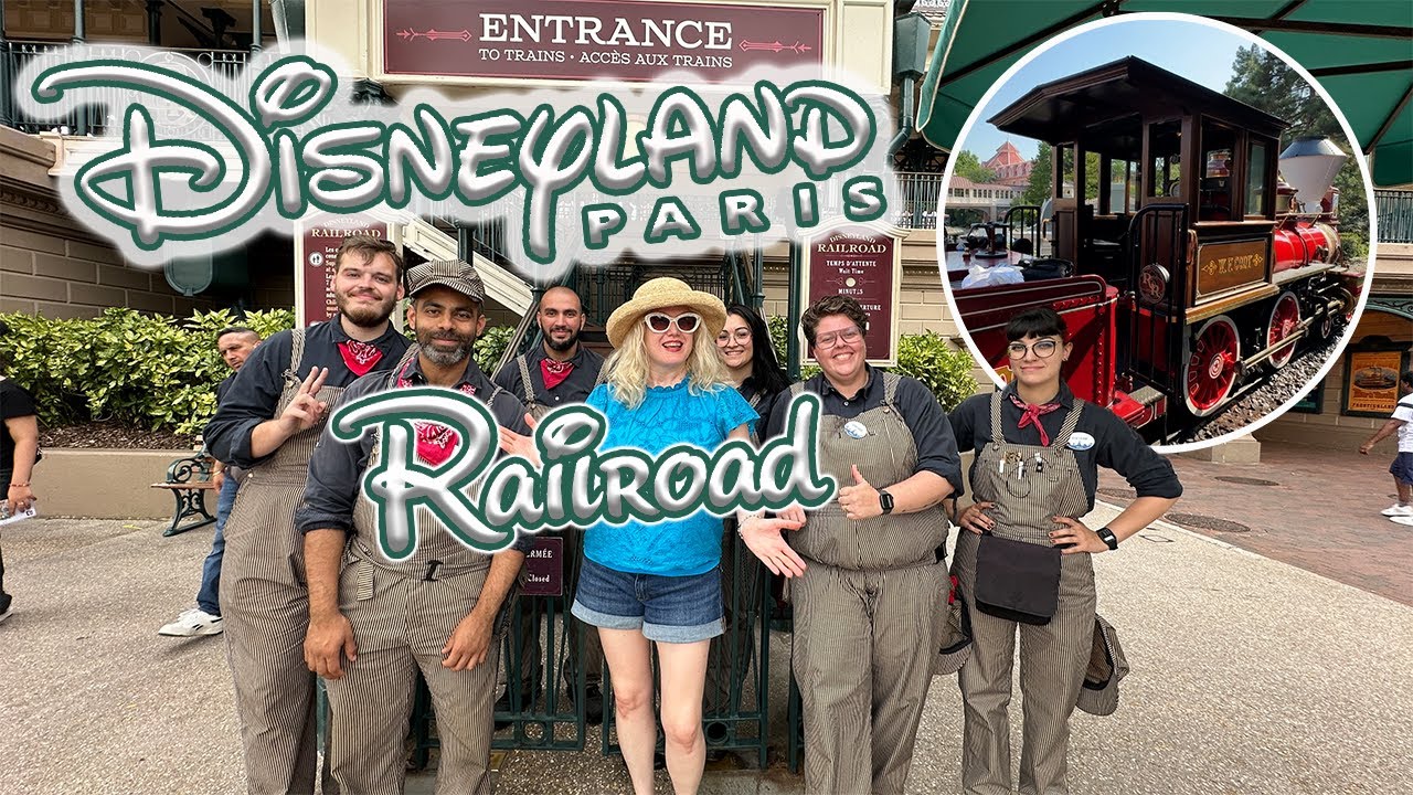 Disneyland Paris Railroad | Special Ride With Conductor Vinay | Steam Train France | Fire box | DLP