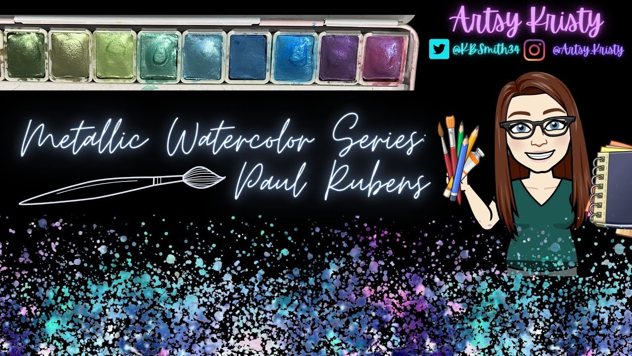 Metallic Watercolor Series: Paul Rubens set of 24