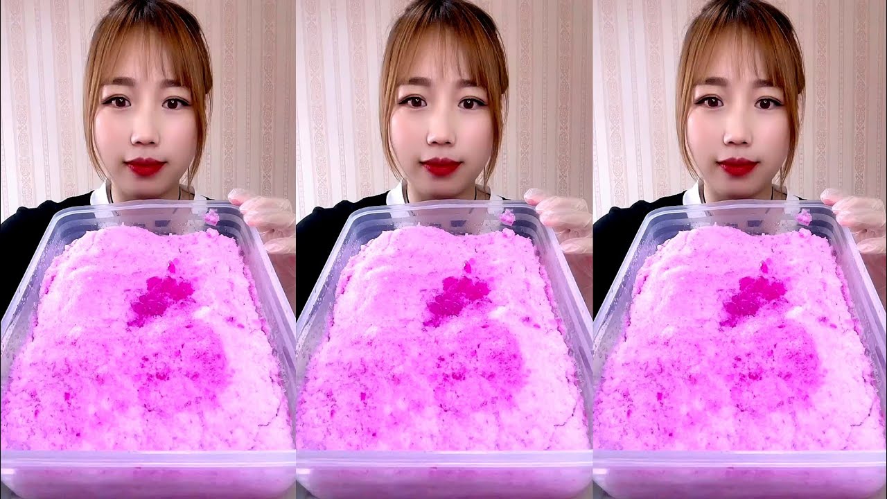 ASMR SHAVED ICE EATING