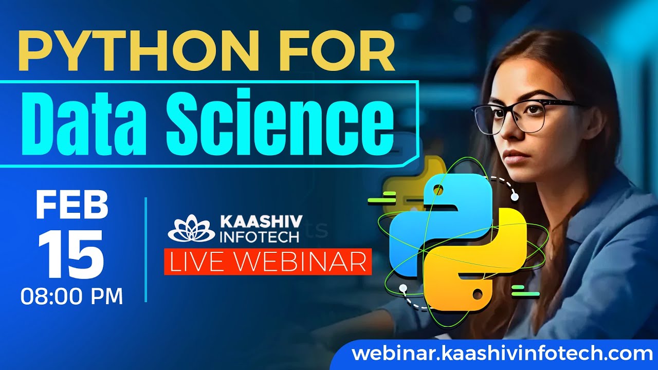 Live Webinar: Python for Data Science | Data Science Tutorial #python #datascience