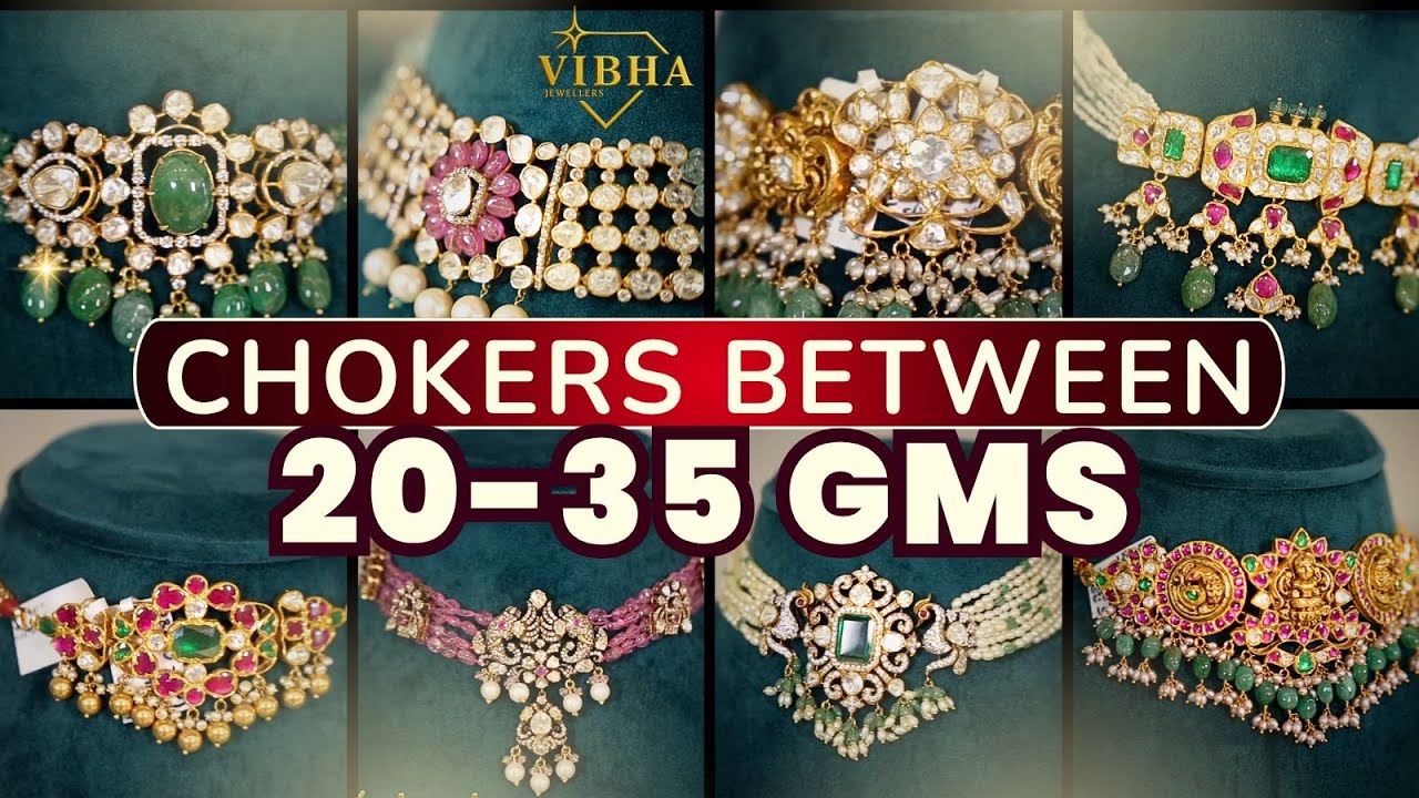 🎥 Ultimate Choker Collection | Transparent Pricing & Minimal Wastage#vibhajewellers