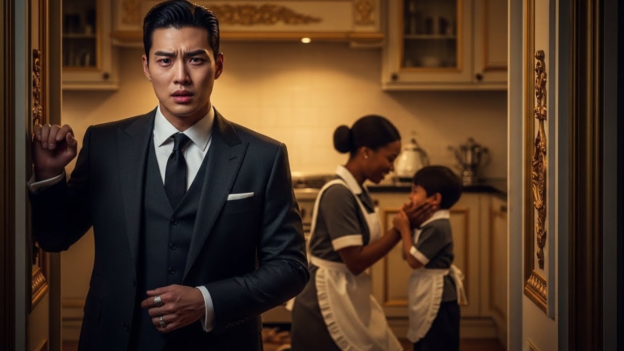 The Korean Mafia Boss Was Shocked Knowing That His Son Always Likes Being Around The Black Maid