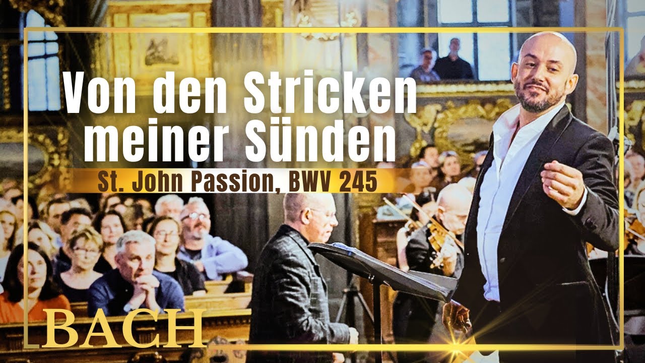 Franco Fagioli - J. S. Bach : "Von den Stricken meiner Sünden" from St John Passion BWV 245