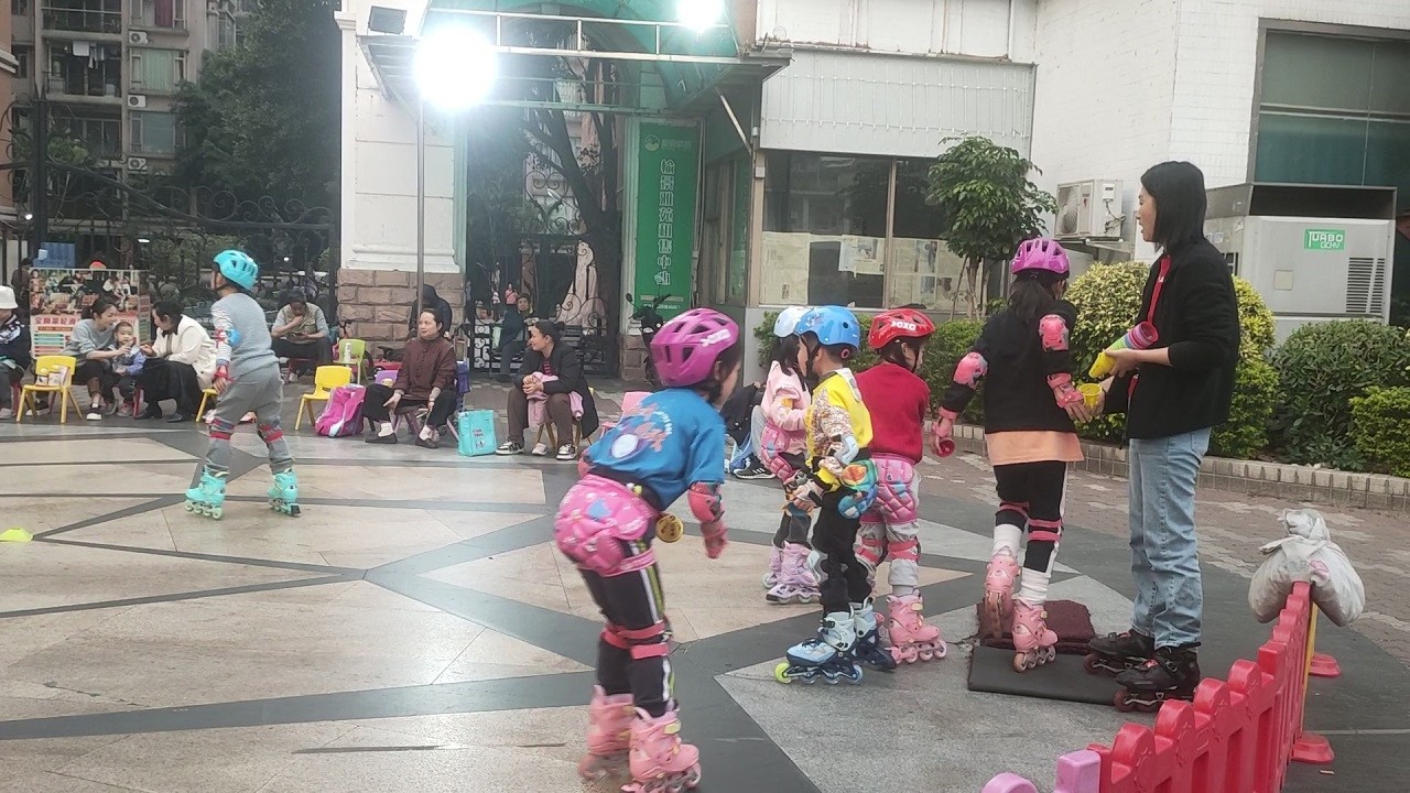 Roller Skating Popular Among Chinese Children Roller Skating Teaching in China Sporting Recreation