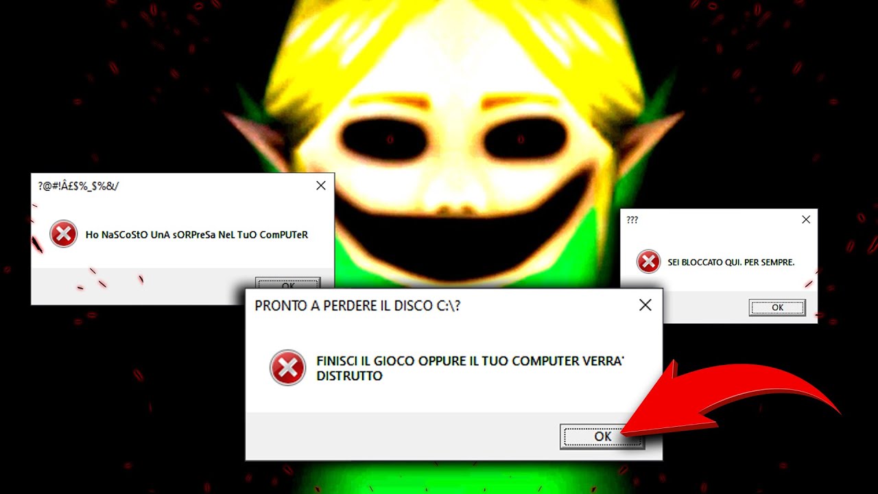 BEN.EXE DISTRUGGERÀ il mio COMPUTER se non finirò il GIOCO.