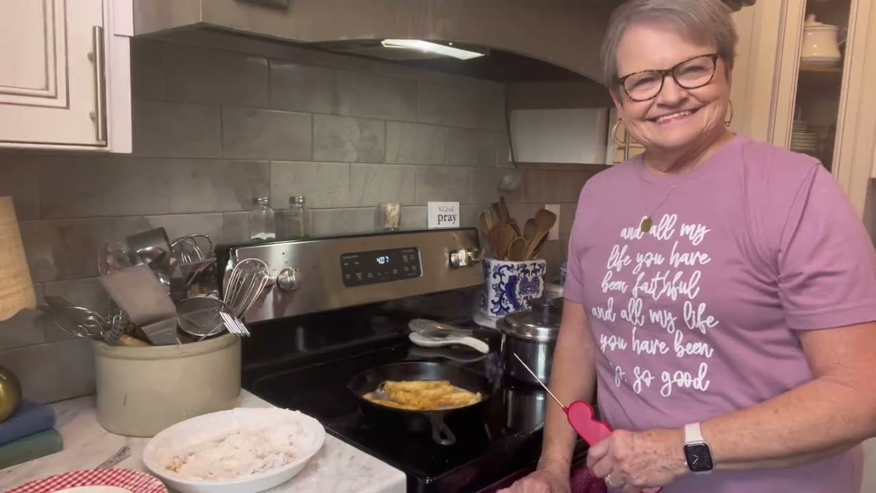 Great grandmother shows you how to make the best southern fried chicken