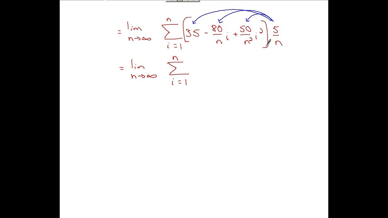 Calculus - Exact Area Using Riemann Sums