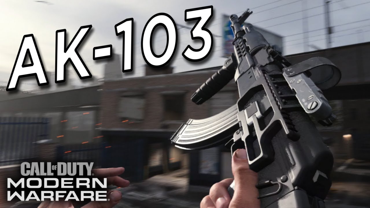 AK-103 on Modern Warfare 2019 PS5 Gameplay