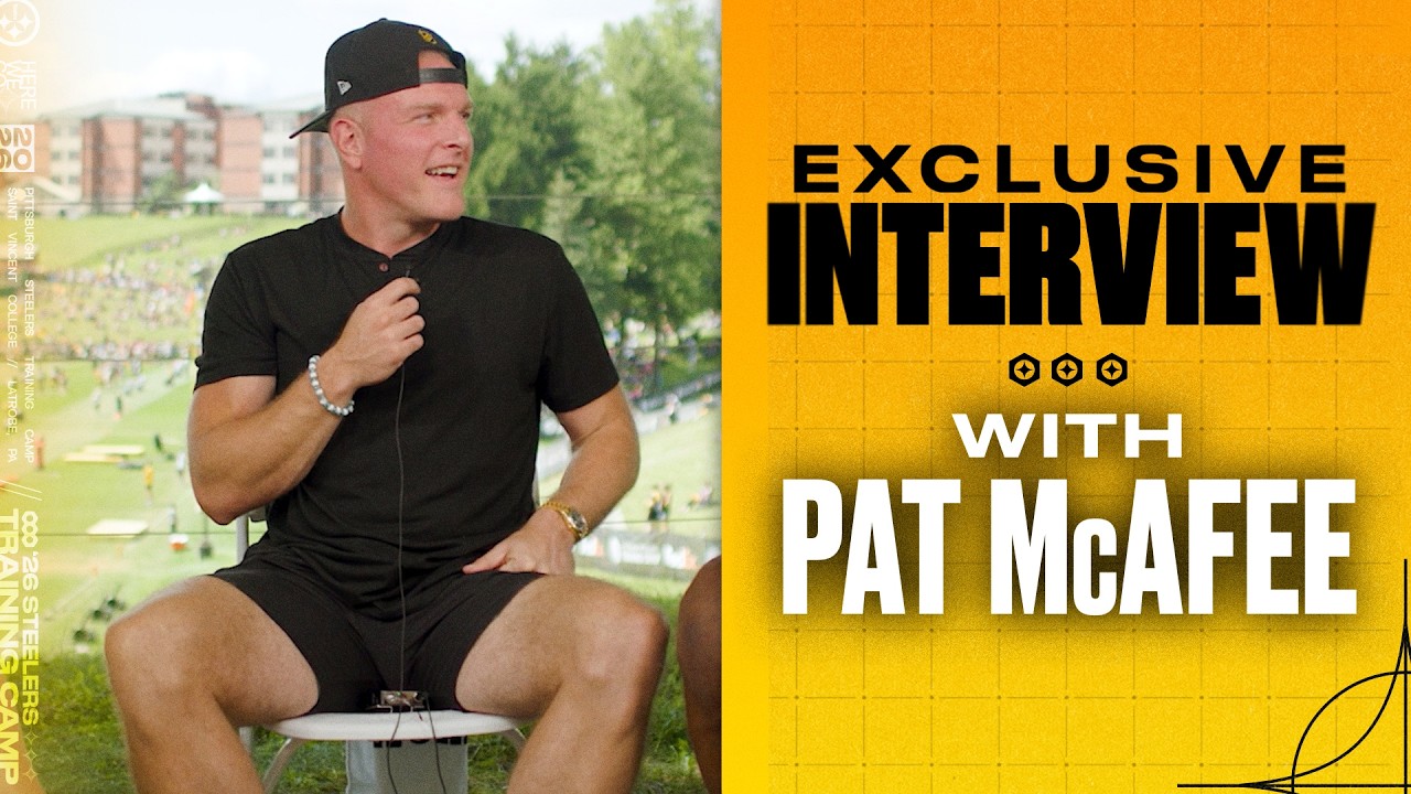 Exclusive Interview with Pat McAfee | Pittsburgh Steelers