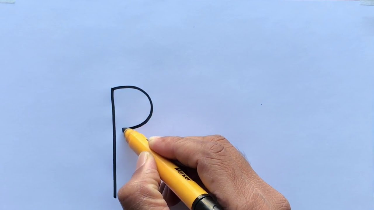 How to Draw a Lovely Couple from letter P