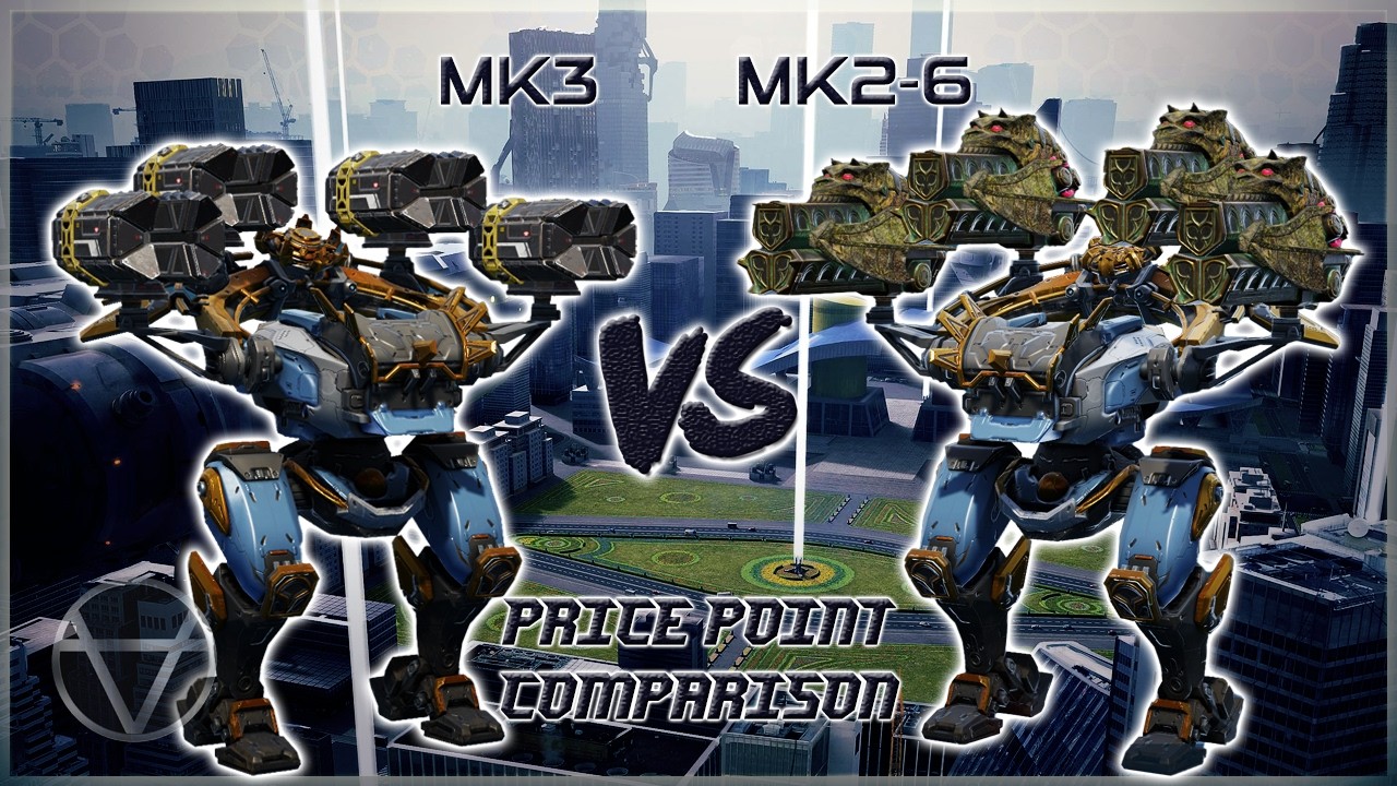 Exodus (Mk3) VS Glacier (Mk2-6) – Price Point Comparison | War Robots