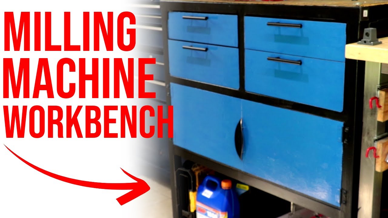 Milling Machine Workbench Cabinets Build