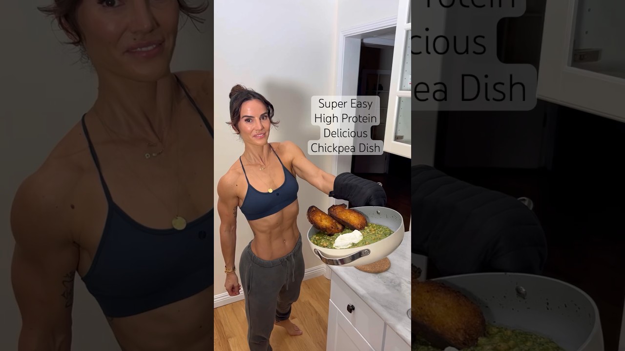 Super Easy High Protein Delicious Chickpea Dish
