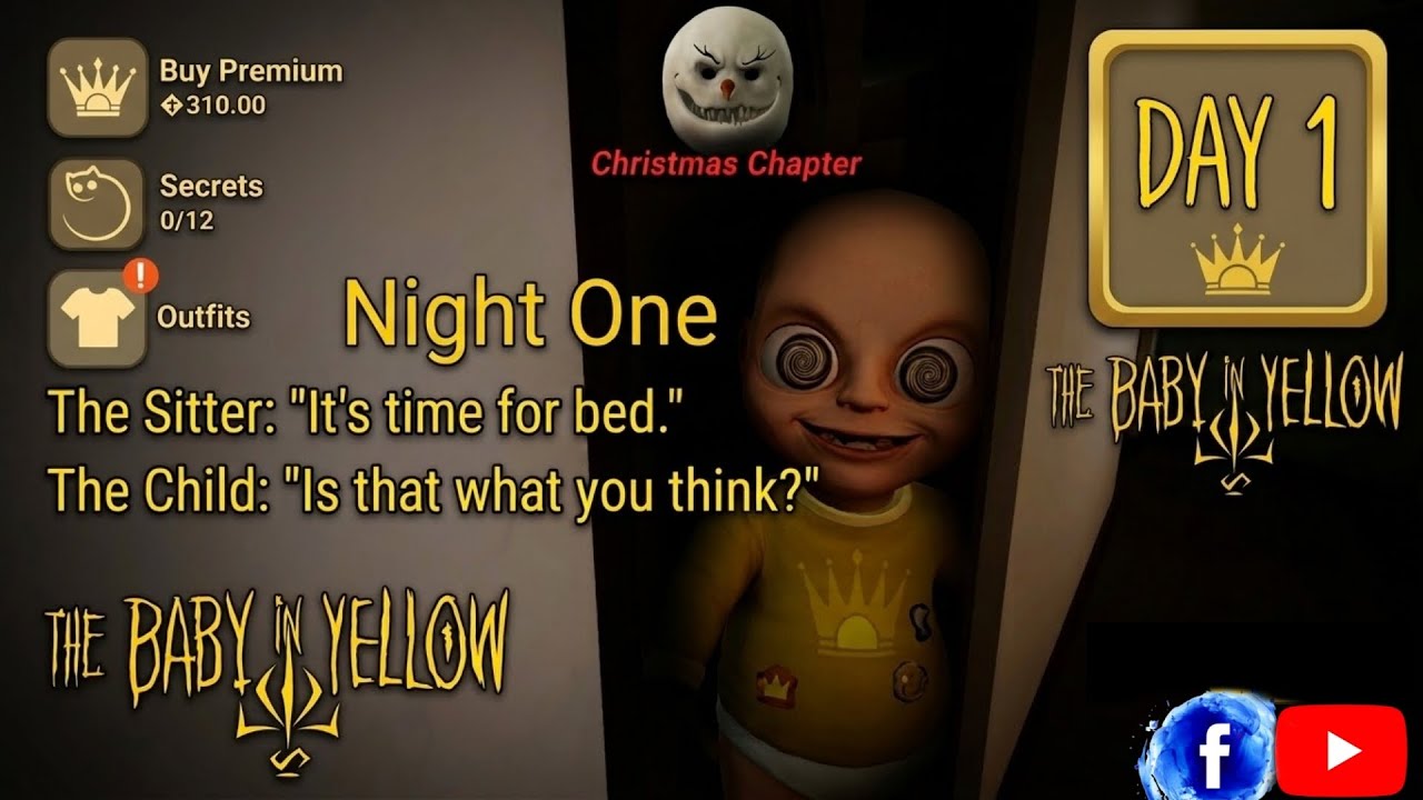 इस बच्चे ने मेरी जान निकाल दी! 😱 | The Baby In Yellow - Day 1#ghost 