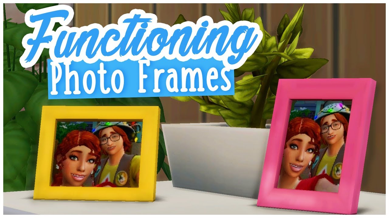 FUNCTIONAL PHOTO FRAMES 📷🖼️ // The Sims 4 || Mod Review