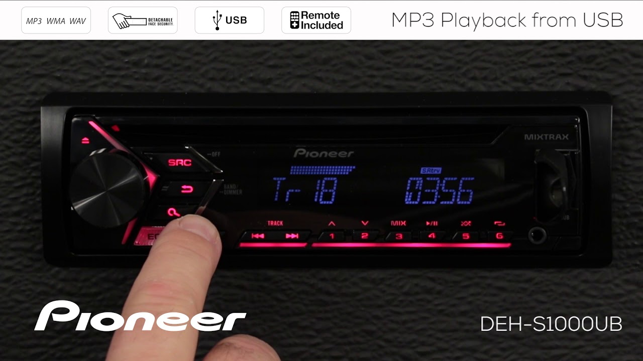 How To - DEH-S1000UB - MP3 Playback from USB