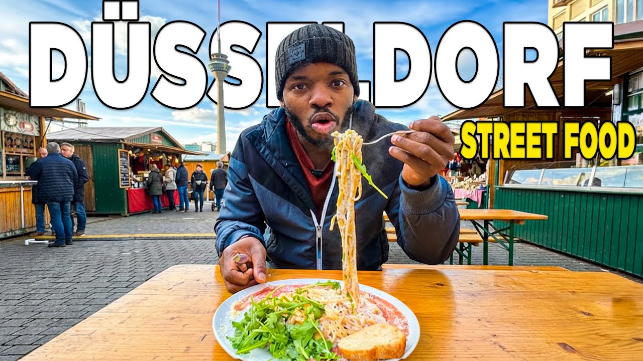 I Ate at the BEST Street Food Market in Düsseldorf 🇩🇪