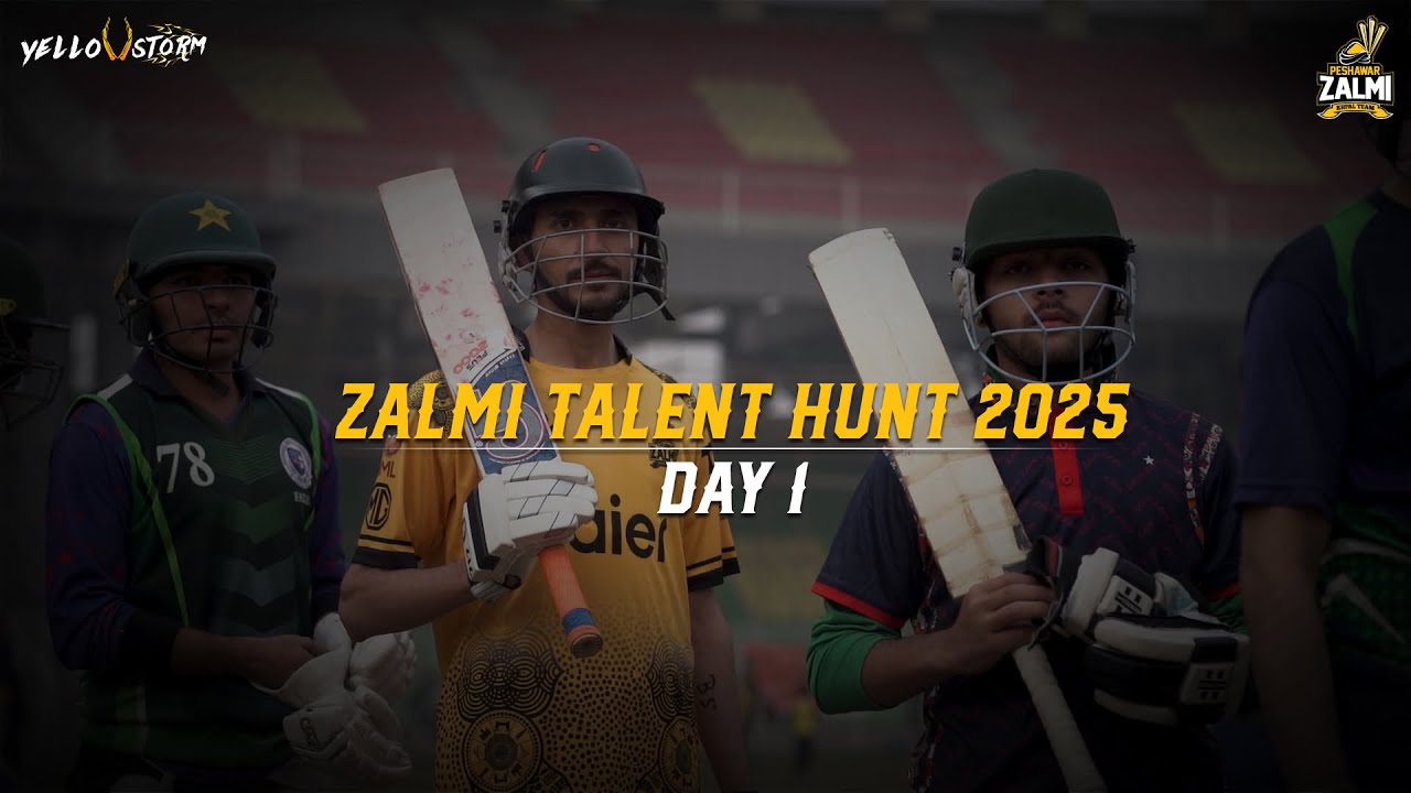 Zalmi Talent Hunt 2025 🏏| Day 1 | Arbab Niaz Stadium 🏟️
