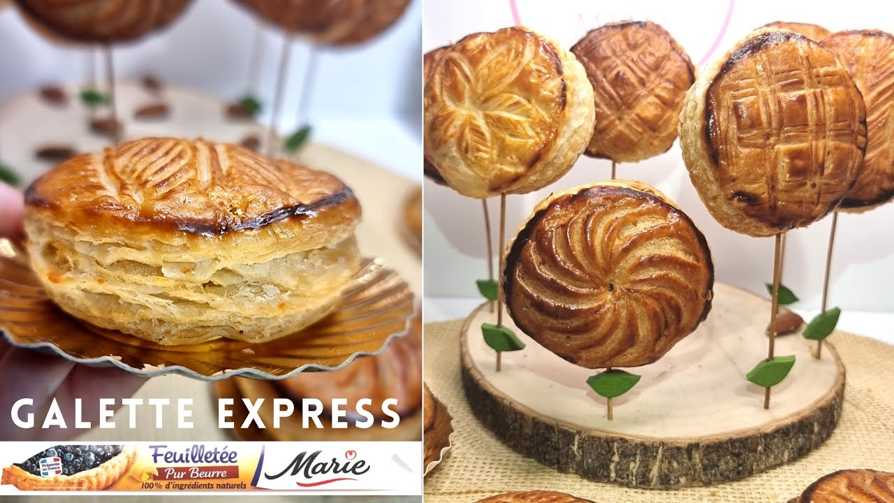 Mini galettes des rois frangipane rapide et facile👑