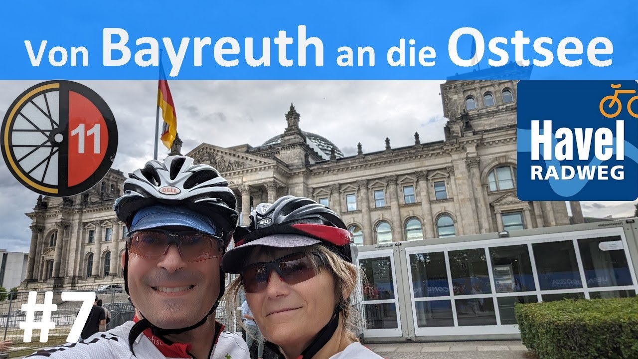 Radreise 2024 von Bayreuth an die Ostsee | #7 von Trebitz nach Berlin | D11-Radweg | Havel-Radweg