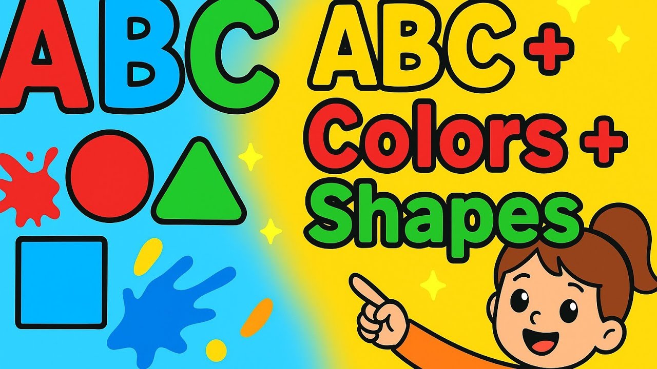 Alphabet Phonics Song + Shapes +Colors Learning | Kids Songs 