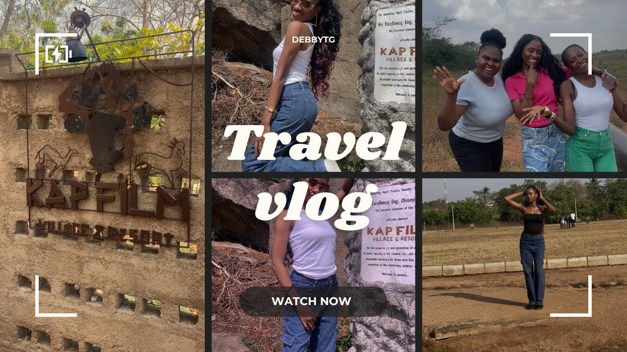 MY FIRST EVER TRAVEL VLOG! 🇳🇬 Exploring KAP Film Village & Resort, Oyo State 😍 #kapfilmvillage