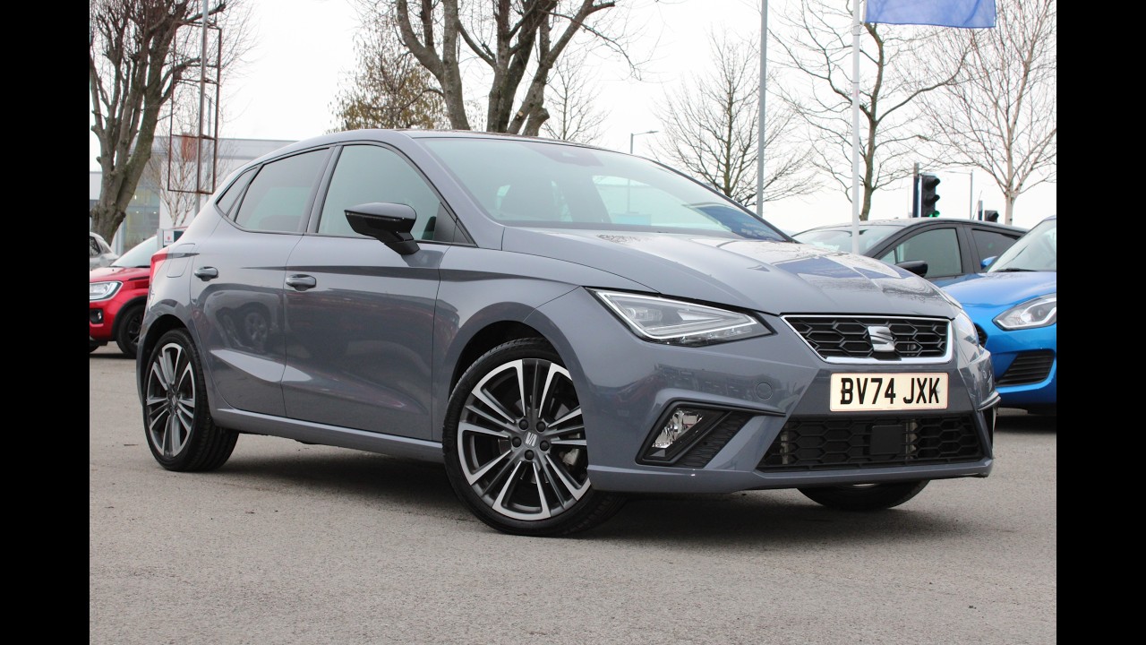 BV74 JXK Seat Ibiza FR 1.0 TSi Anniversary Edition 5dr Stone Grey 2024