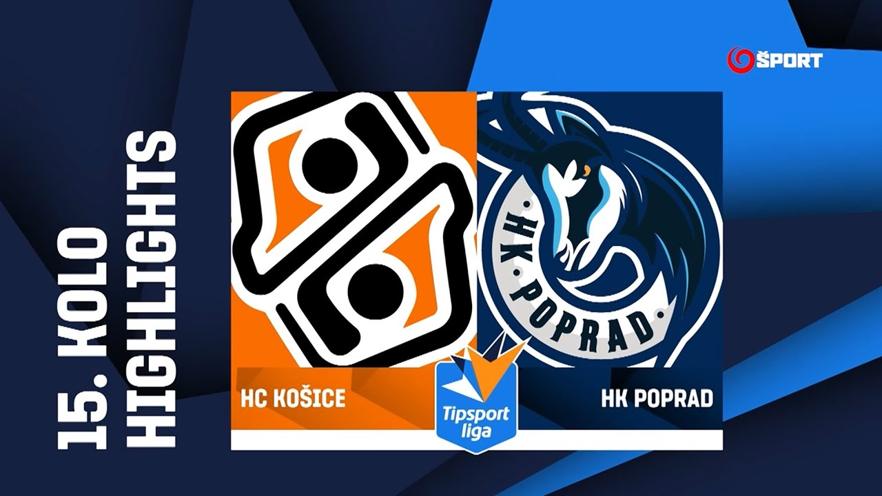 15. kolo: HC Košice - HK Poprad 6:3 (2:2, 1:0, 3:1)