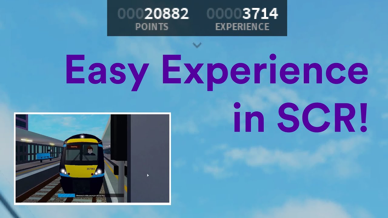 The fastest way to get experience in SCR!