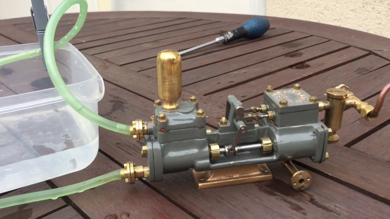 Worthington steam powered model duplex steam pump upgraded