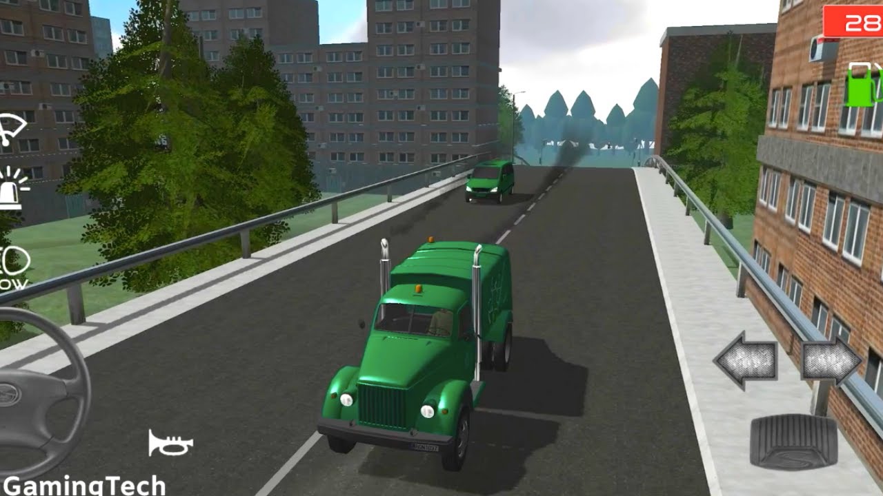 Gazoon Green 🌴 Garbage Truck 🚛♻️ Trash Truck Simulator Mobile Gameplay (Android, iOS) FHD