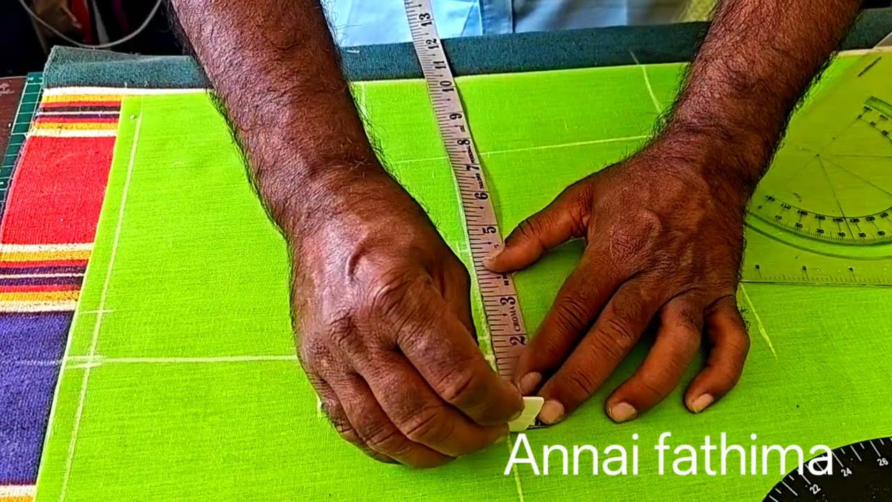 நேரடி அளவு எடுக்கும் முறை மற்றும் கட்டிங் செய்யும் முறை princesscut blouse 