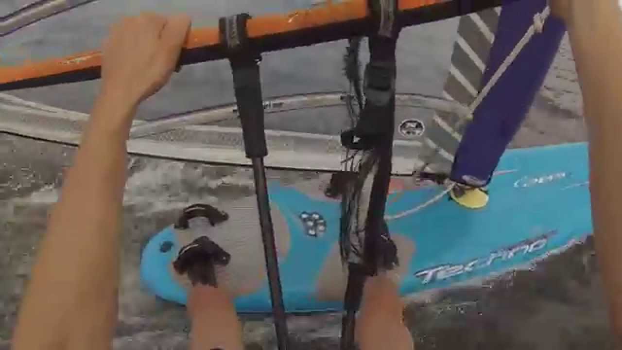 Session en funboard sur l'Erdre