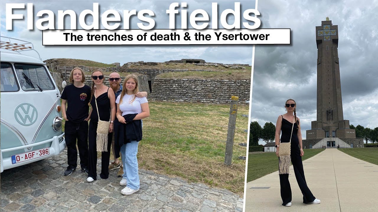 Exploring the Yser Tower & WWI Trenches in Flanders! A Journey Through History
