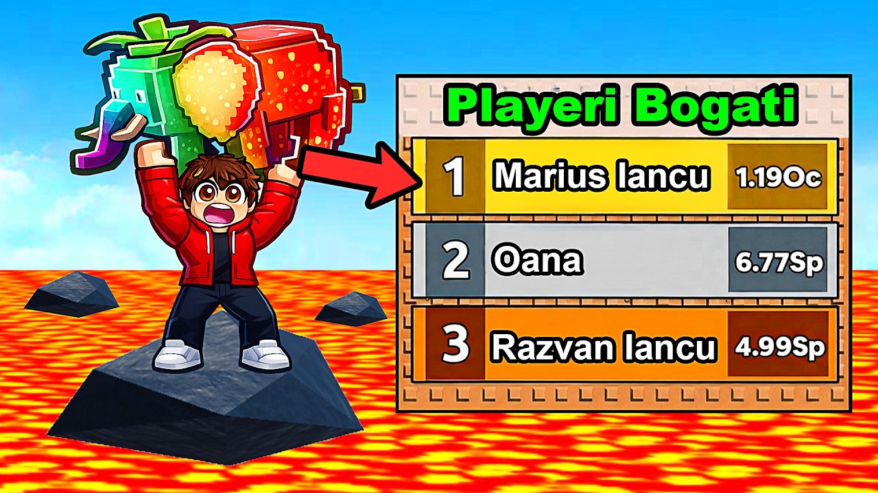 Am Ajuns *LOCUL 1* În Survive Lava For Brainrots...